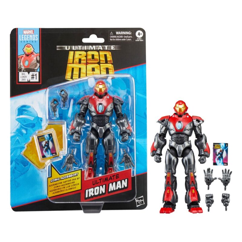 Marvel Legends Mini Comics Ultimate Iron Man Action Figure