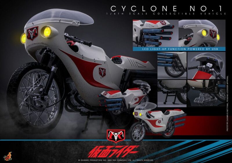 Kamen Rider 1/6 Cylone No. 1 19 cm - immagine 6