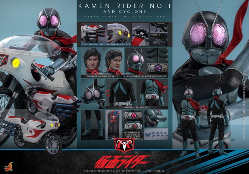 Kamen Rider 1/6 Kamen Rider No. 1 and Cylone 30 cm - immagine 8