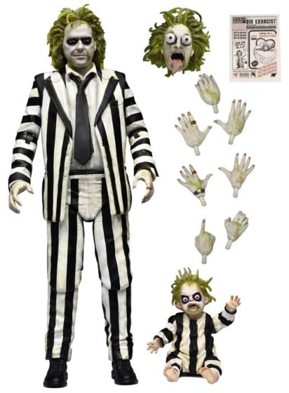 Beetlejuice 2 Ultimate Striped Suit Beetlejuice Action Figure