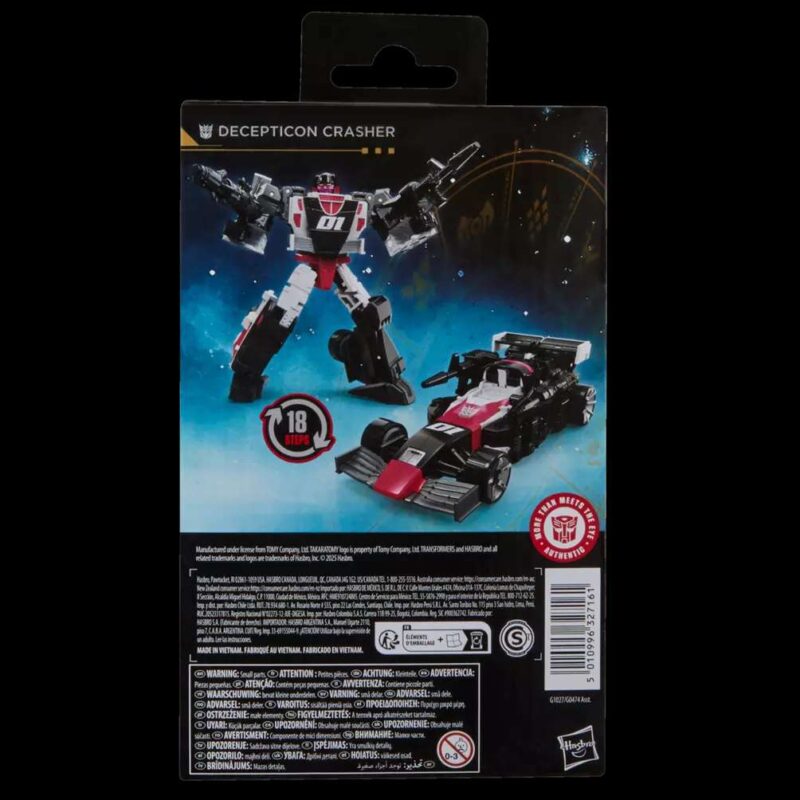 Transformers Age of the Primes Deluxe Class Action Figure Decepticon Crasher 14 cm - immagine 4