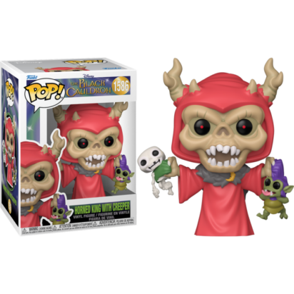 The Black Cauldron POP! Disney Vinyl Figure Horned King w/Creeper 9 cm