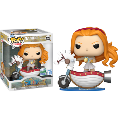 One Piece POP! Rides Vinyl Figure Nami with White Hobby Horse Limited (con bollino Wondrous Convention Exclusive 2025)