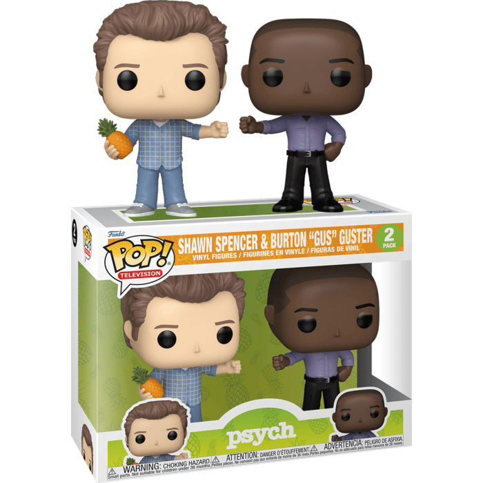 Psych POP! Vinyl Figures 2-Pack Shawn&Gus 9 cm