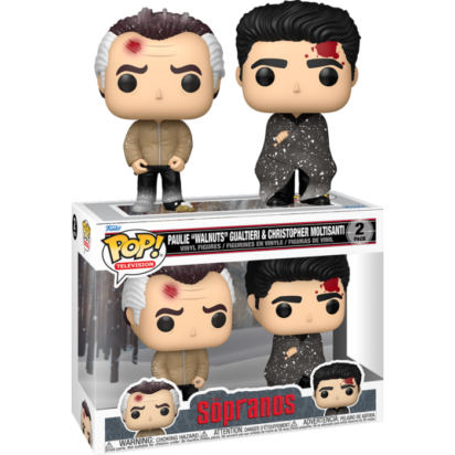 Sopranos POP! Vinyl Figures 2-Pack Paulie&Christopher 9 cm