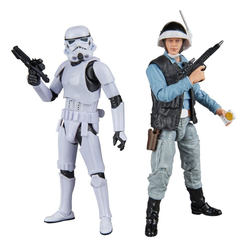 Star Wars Episode IV Black Series Action Figure 2-Pack Rebel Trooper & Stormtrooper 15 cm - immagine 2