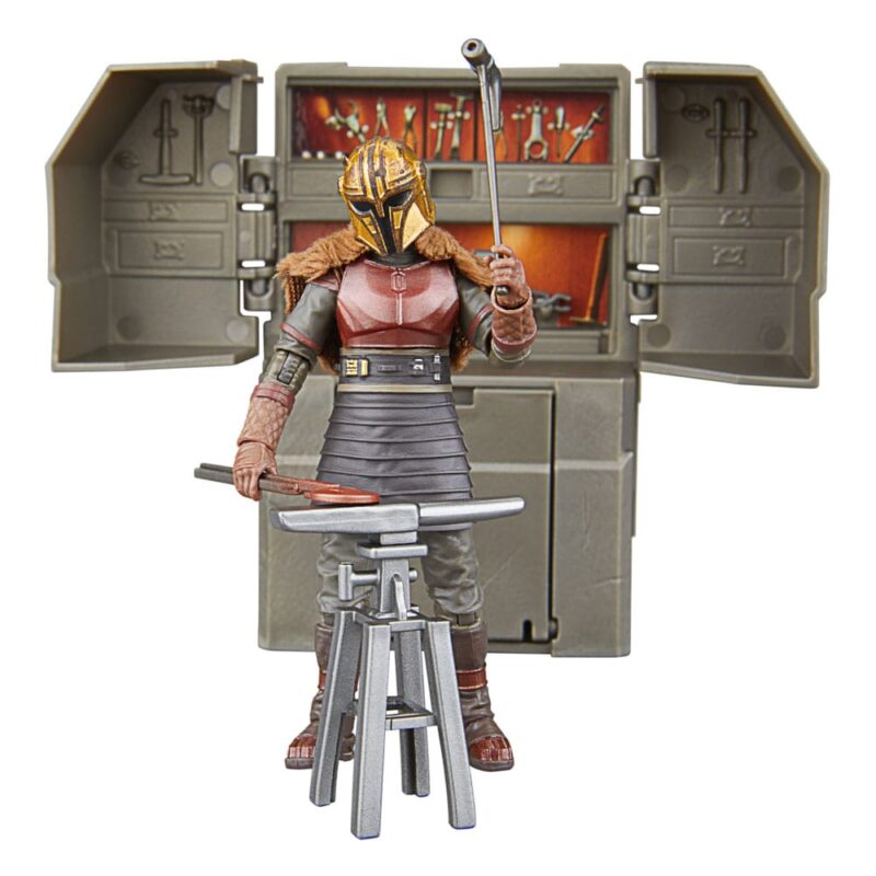 Star Wars The Mandalorian Vintage Collection The Armorer's Forge with The Armorer (Lakeside Covert World) - immagine 2