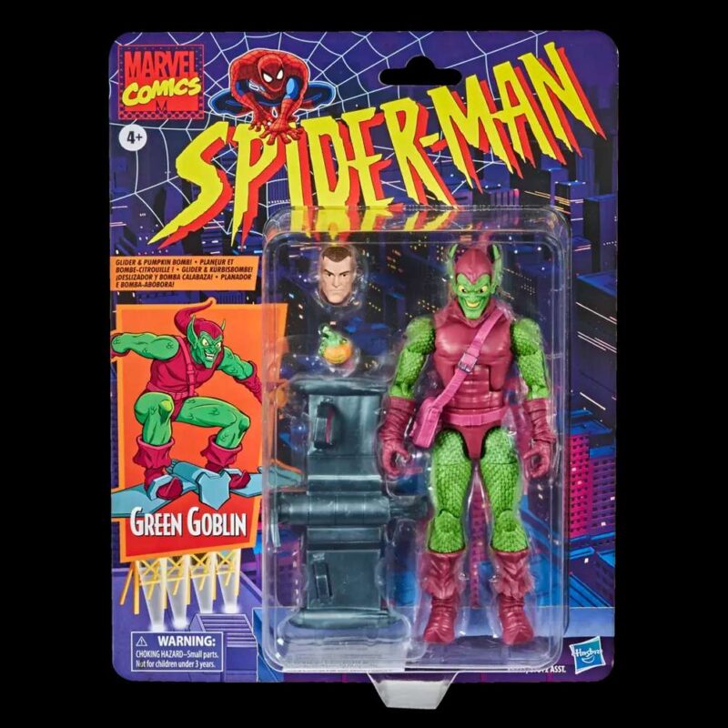 Marvel Legends Vintage Spider-Man Green Goblin Action Figure