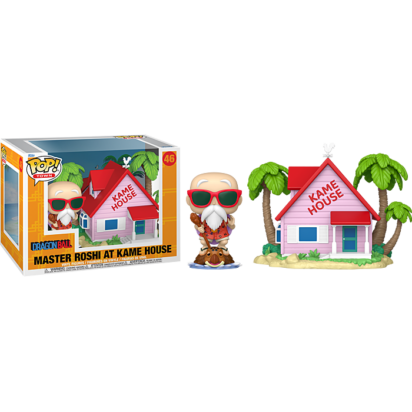 Dragon Ball POP! Animation Town Vinyl Figure Master Roshi at Kame House