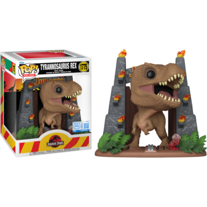 Jurassic Park POP! Deluxe Vinyl Figure Tyrannosaurus Rex with Gates Limited
