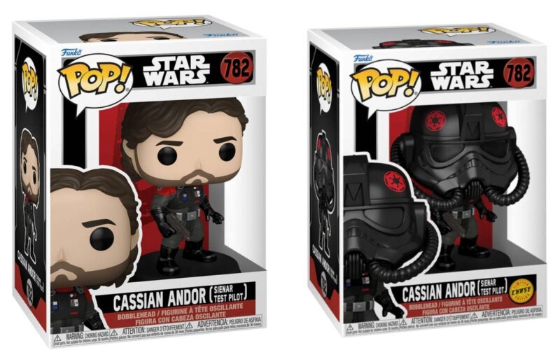 Star Wars: Andor POP! TV Vinyl Figures Cassian Andor (Sienar Test Pilot) 9 cm Assortment (2)