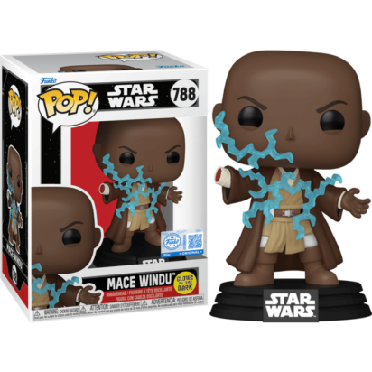 Star Wars POP! Vinyl Figure Mace Windu Glow in the Dark Limited 9 cm