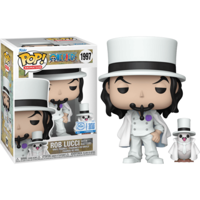 One Piece POP! Animation Vinyl Figure Rob Lucci with Hattori Limited 9