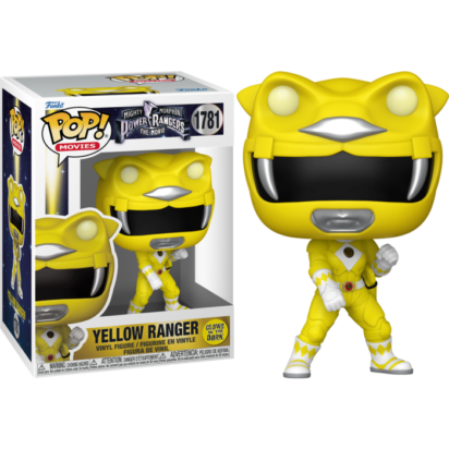 Mighty Morphin Power Rangers: The Movie POP! Movies Vinyl Figures Yellow Ranger (GITD) 9 cm
