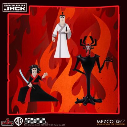 Samurai Jack 5 Points Action Figures 9 cm Deluxe Set Assortment (3)