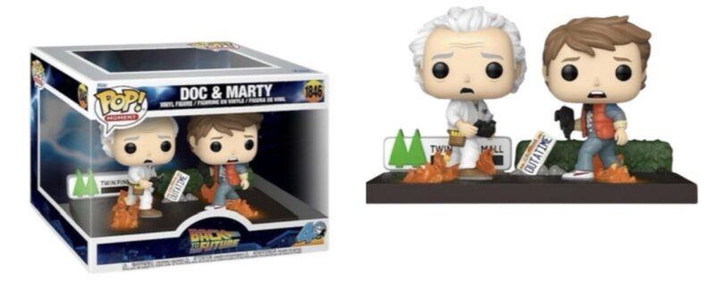 Back to the Future POP Moments Vinyl Figures Doc&Marty 9 cm