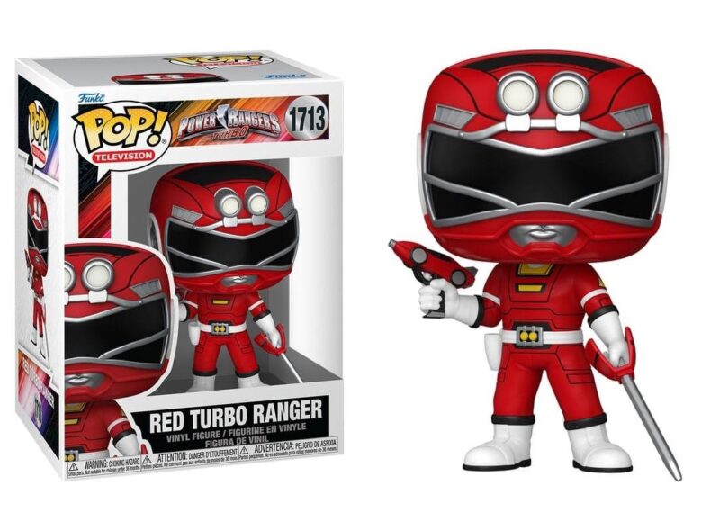Power Rangers Generations (Tommy) POP! Movies Vinyl Figures Turbo - Red Ranger 9 cm