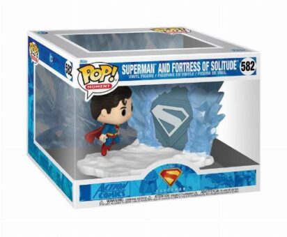 Superman (2025) POP Moments Vinyl Figures Superman and Fortress of Solitude 9 cm