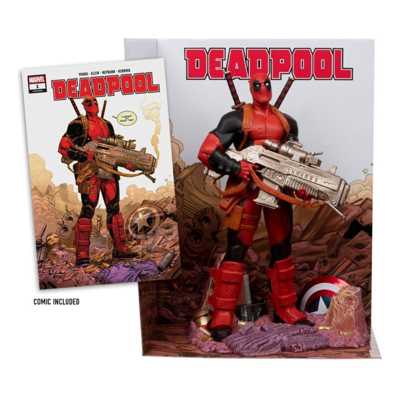 Marvel Collection PVC Statue 1/6 Deadpool (Deadpool #1) 27 cm - immagine 3