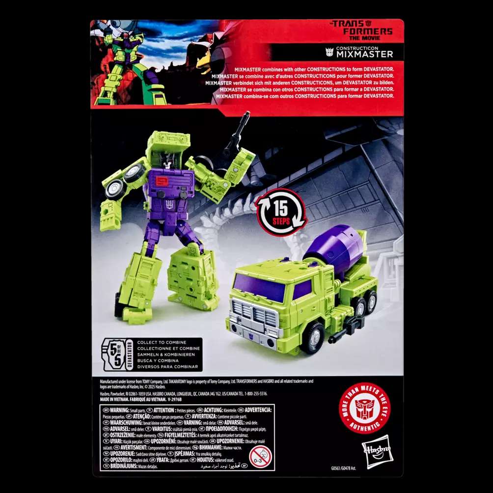 The Transformers: The Movie Studio Series Action Figure Mixmaster 15 cm - immagine 3