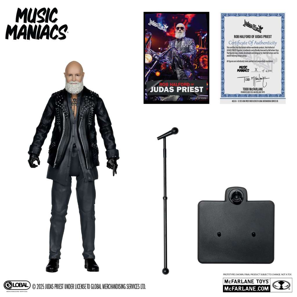 Music Maniacs W5 Rob Halford Judas Priest Action Figure - immagine 3