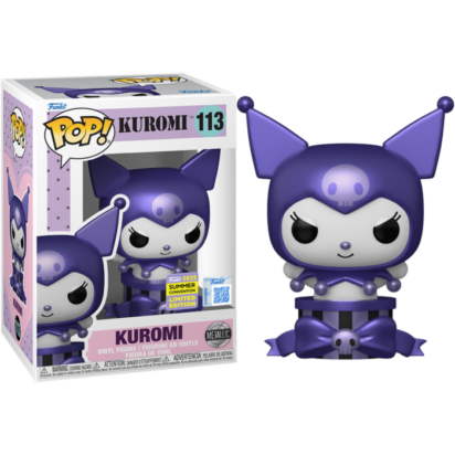 Hello Kitty & Friends Pop! Vinyl Figure Kuromi Metallic Limited 9 cm (con bollino Summer Convention 2025)
