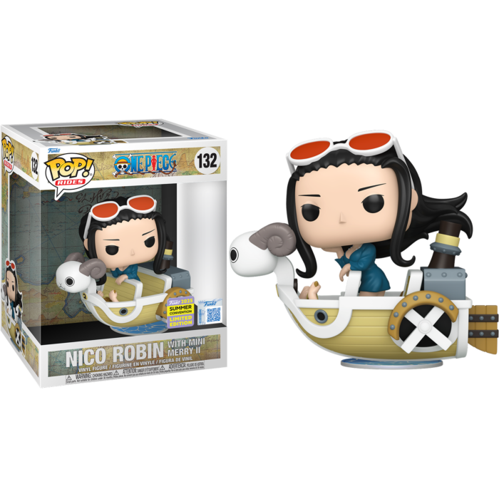 One Piece Pop! Vinyl Figure Nico Robin with Mini Merry II Limited 12 cm (con bollino Summer Convention 2025)