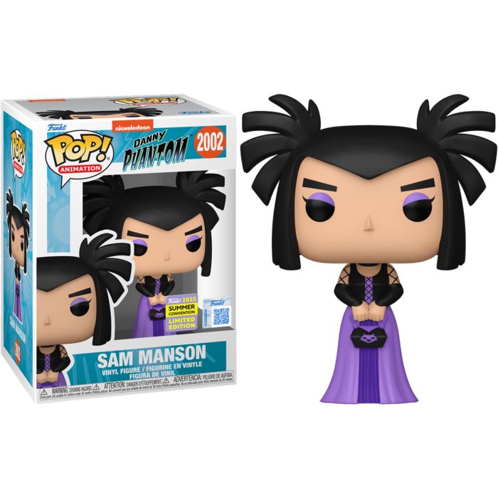 Danny Phantom Pop! Vinyl Figure Sam Mansom Limited 9 cm (con bollino Summer Convention 2025)