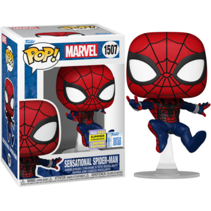 Marvel Pop! Vinyl Figure Sensational Spider-Man Limited 9 cm (con bollino Summer Convention 2025)
