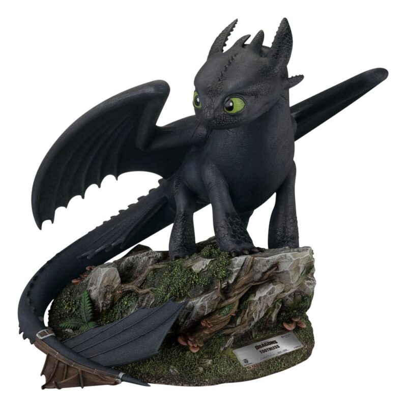 Dragons Master Craft Statue Standing Toothless 31 cm - immagine 2