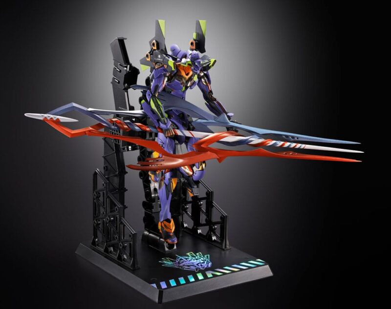Neon Genesis Evangelion Metal Build Action Figure Eva Test Type-01 30th with the Spear of Gaius 22 cm - immagine 3