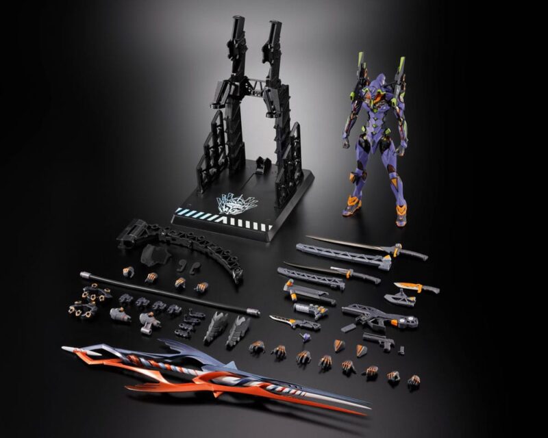 Neon Genesis Evangelion Metal Build Action Figure Eva Test Type-01 30th with the Spear of Gaius 22 cm - immagine 5