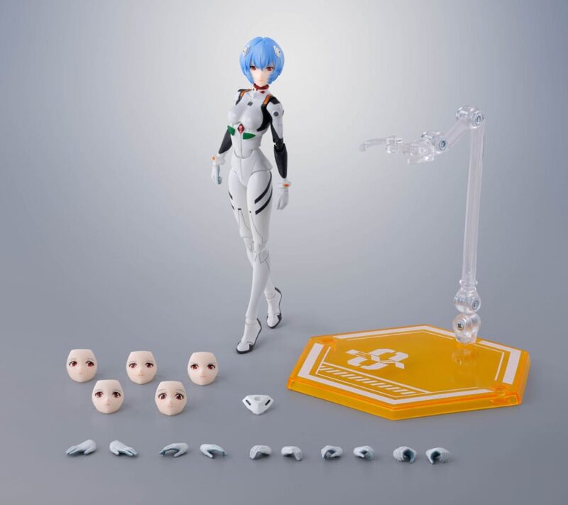 Neon Genesis Evangelion S.H.Figuarts Action Figure Rei Ayanami 14 cm - immagine 5
