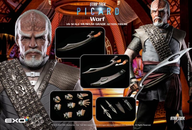 Star Trek: Picard Action Figure 1/6 Worf 30 cm - immagine 6