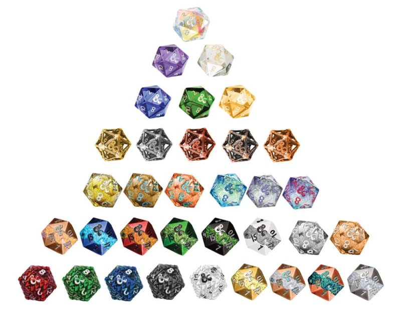 Dungeons & Dragons Blind Mystery Box Dice Fizban's Treasure d20 25 mm - immagine 3