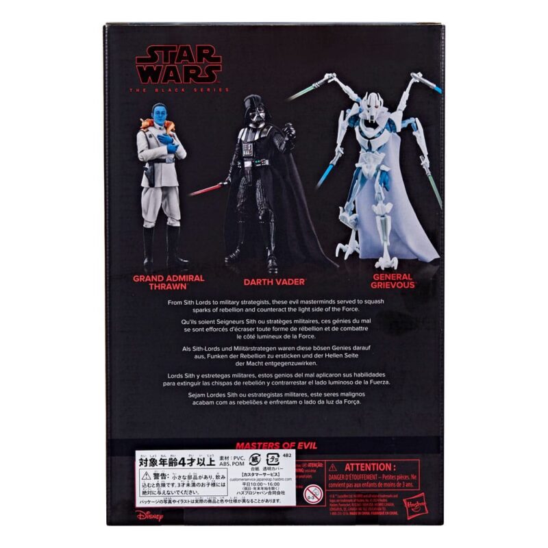 Star Wars Black Series Action Figure 3-Pack Masters of Evil 15 cm - immagine 3
