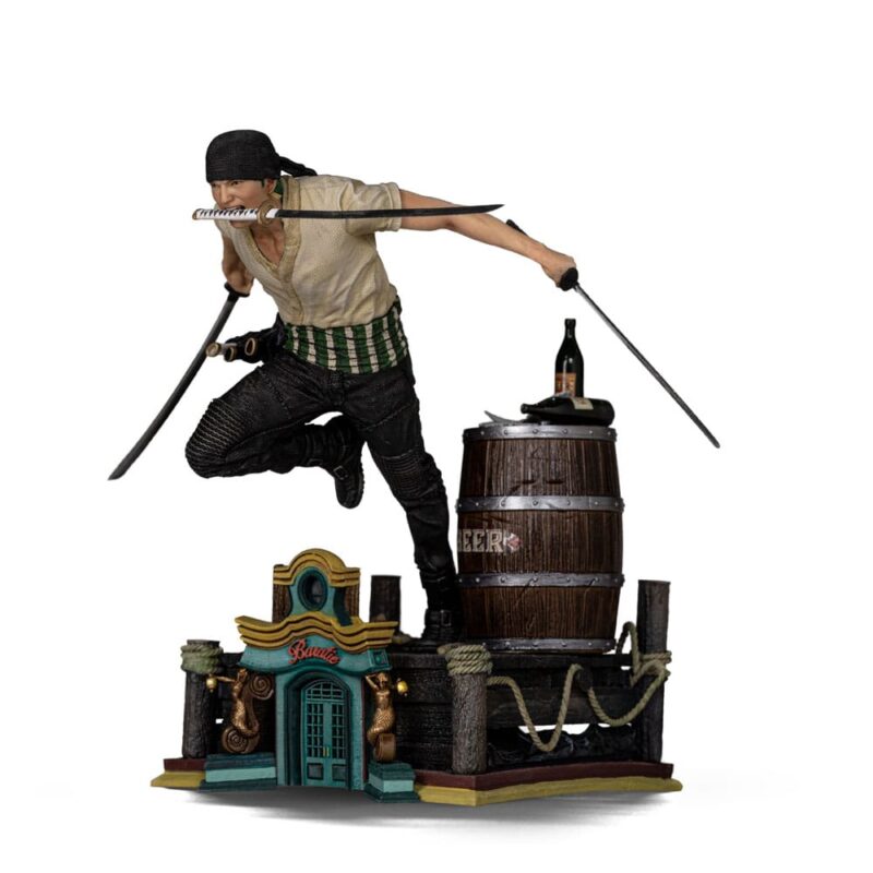 One Piece Art Scale Statue 1/10 Zoro 19 cm - immagine 2