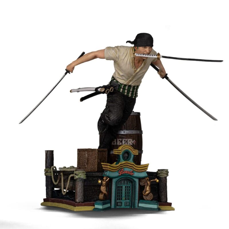 One Piece Art Scale Statue 1/10 Zoro 19 cm - immagine 4