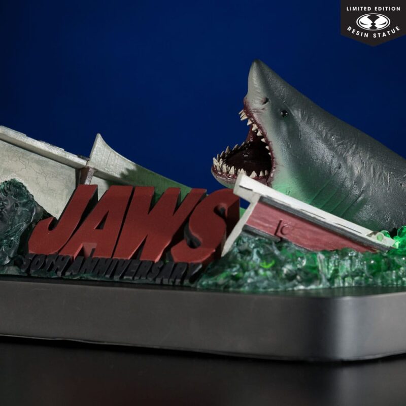 Jaws 1/48 PVC Statue Jaws (50th Anniversary) 25 cm - immagine 3
