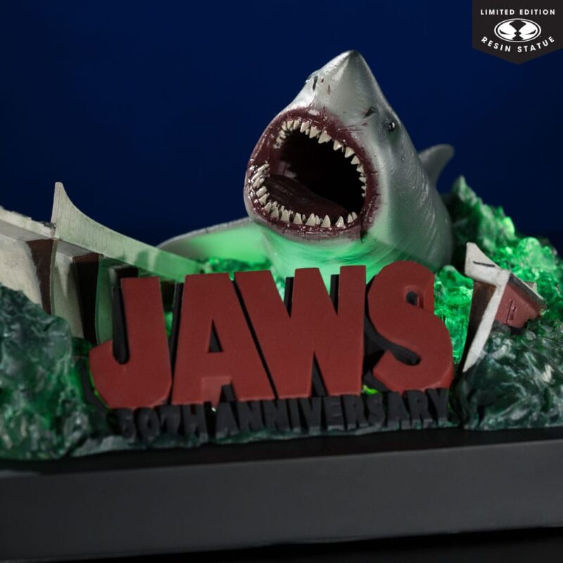 Jaws 1/48 PVC Statue Jaws (50th Anniversary) 25 cm - immagine 4