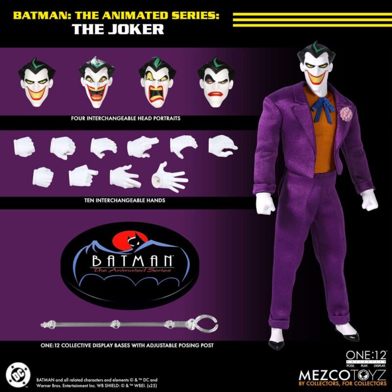 Batman: The Animated Series Action Figure 1/12 The Joker 17 cm - immagine 5