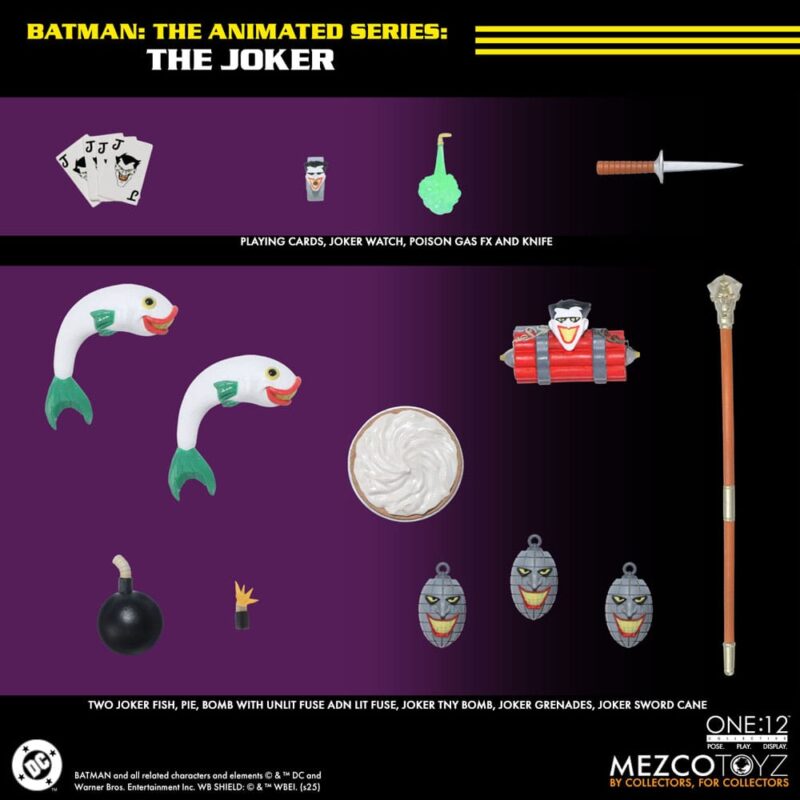 Batman: The Animated Series Action Figure 1/12 The Joker 17 cm - immagine 6