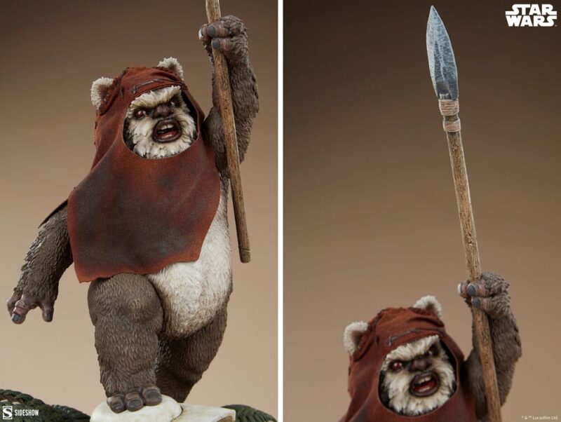 Star Wars: Episode VI - Return of the Jedi Premium Format Statue Wicket 46 cm - immagine 5