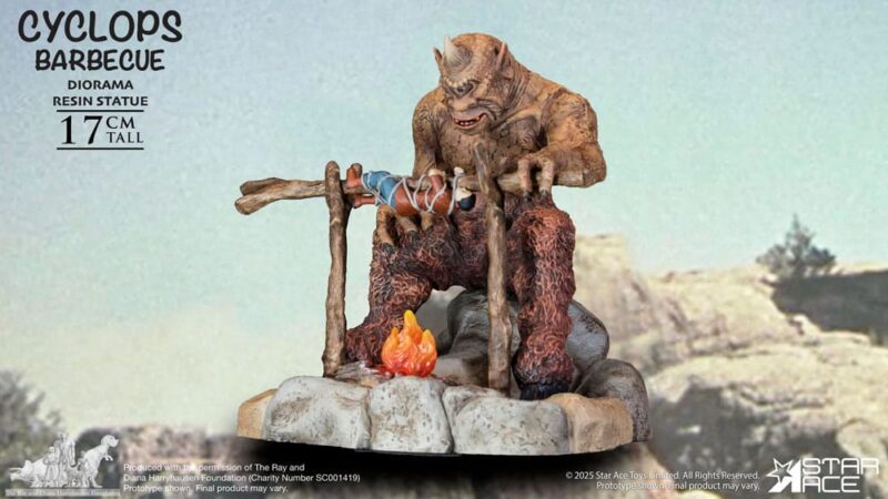 Ray Harryhausen Diorama 1/8 Cyclops Barbecue Scene 17 cm - immagine 2