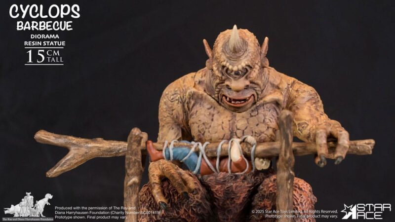 Ray Harryhausen Diorama 1/8 Cyclops Barbecue Scene 17 cm - immagine 5