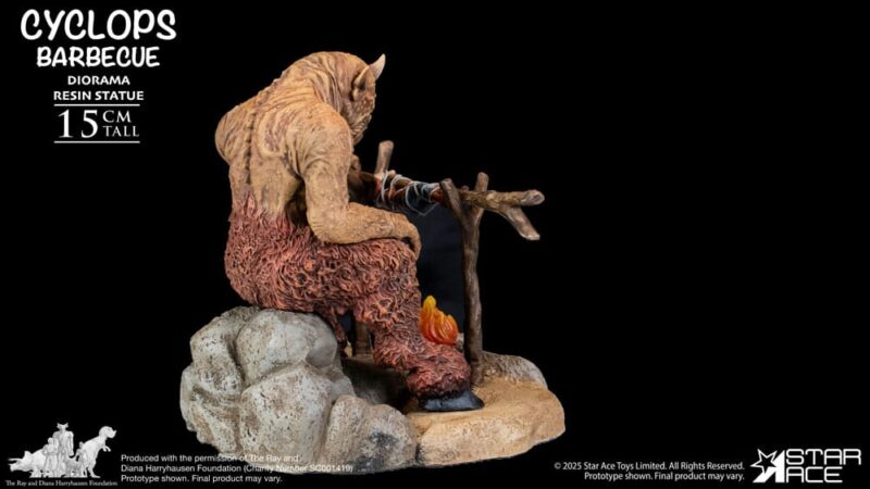 Ray Harryhausen Diorama 1/8 Cyclops Barbecue Scene 17 cm - immagine 3