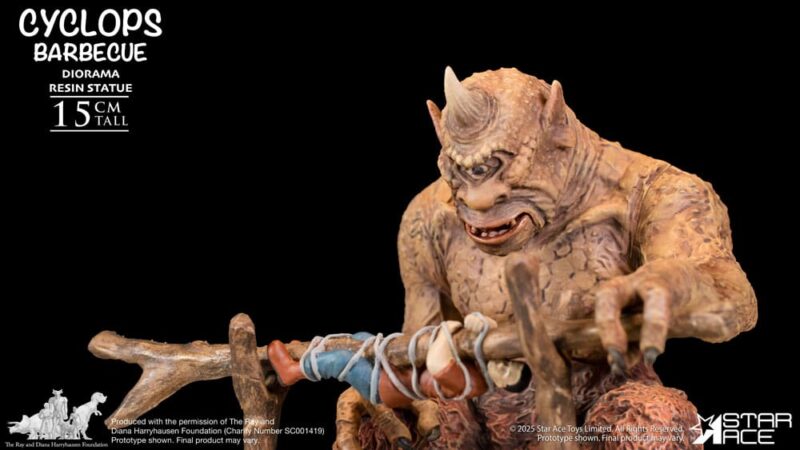 Ray Harryhausen Diorama 1/8 Cyclops Barbecue Scene 17 cm - immagine 6