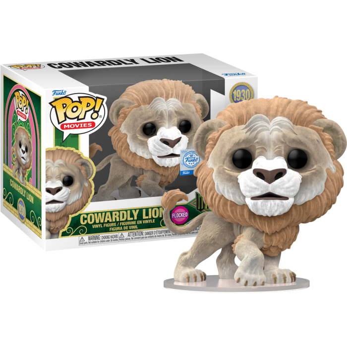 Wicked POP! Vinyl Figure Cowardly Lion Flocked Limited 9 cm
