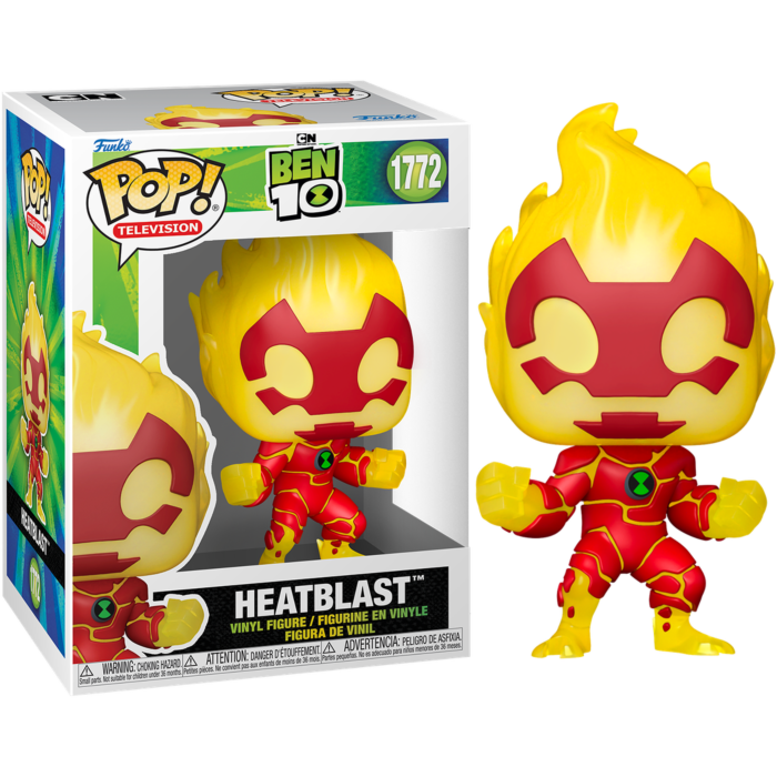 Ben 10 POP! Animation Vinyl Figures Heatblast 9 cm