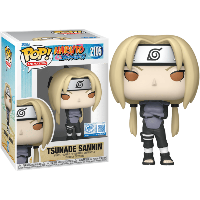 Naruto Shippuden POP! Animation Vinyl Figures Tsunade Sannin Limited 9 cm